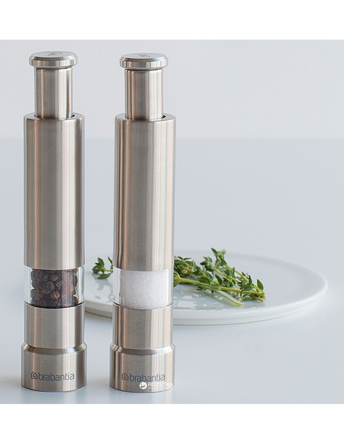 Set Macinasale E Macinapepe In Acciaio Inox E Vetro - Macinino Regolabile 5 Livelli, Ricaricabile
